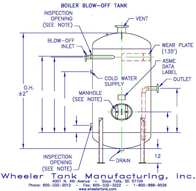 boiler-blow-off-tank